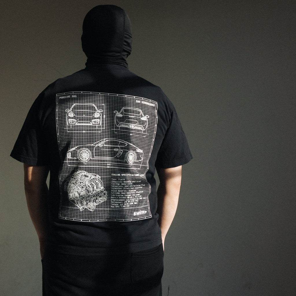 Porsche 981 Blueprint Tee