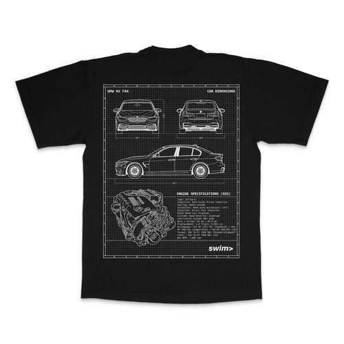 BMW M3 F80 Blueprint Tee
