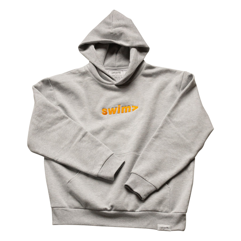 swim> grey hoodie