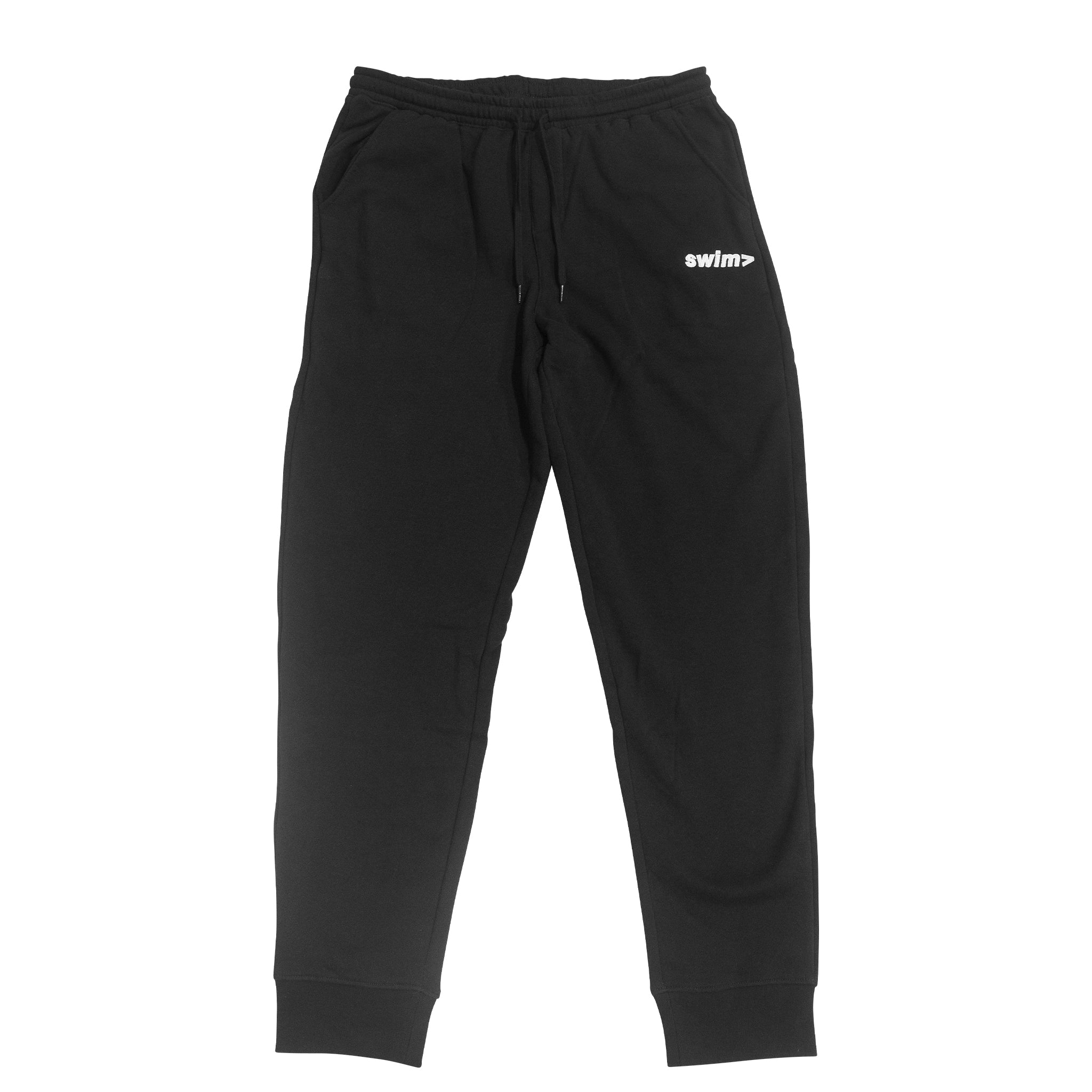swim> classic black sweatpants